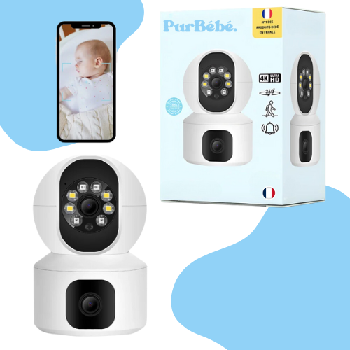 PurBébé DuoVision : Babyphone connecté avec caméras HD, surveillance mobile